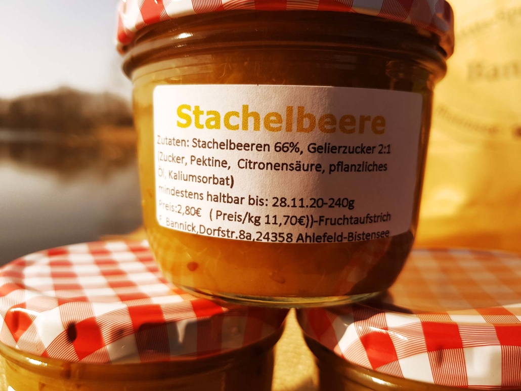 Fruchtaufstrich Stachelbeere