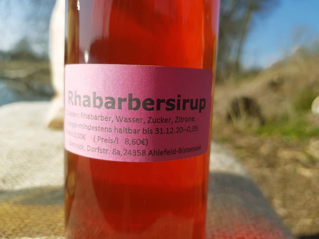 Rhabarbersirup